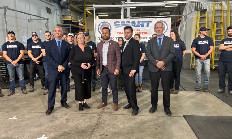 Groundbreaking Ceremony for SMART Local 47 Training Centre Expansion I attended the groundbreaking ceremony for the SMART Local 47 Training Centre expansion, celebrating a significant milestone for skilled trades education in our community.